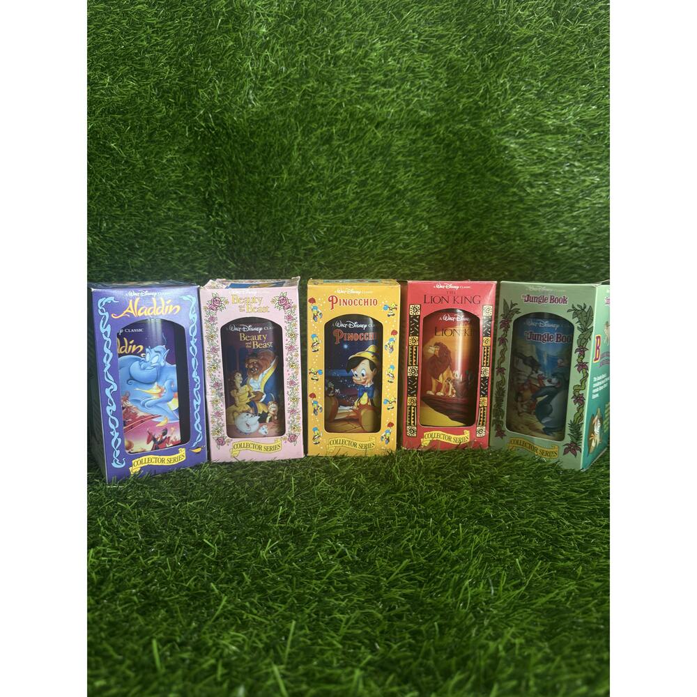 Walt Disney Plastic cup Collector Series Animated Film Vintage
